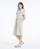 BBC EARTH Women'S Layered Hoodie Dress Light Olive
