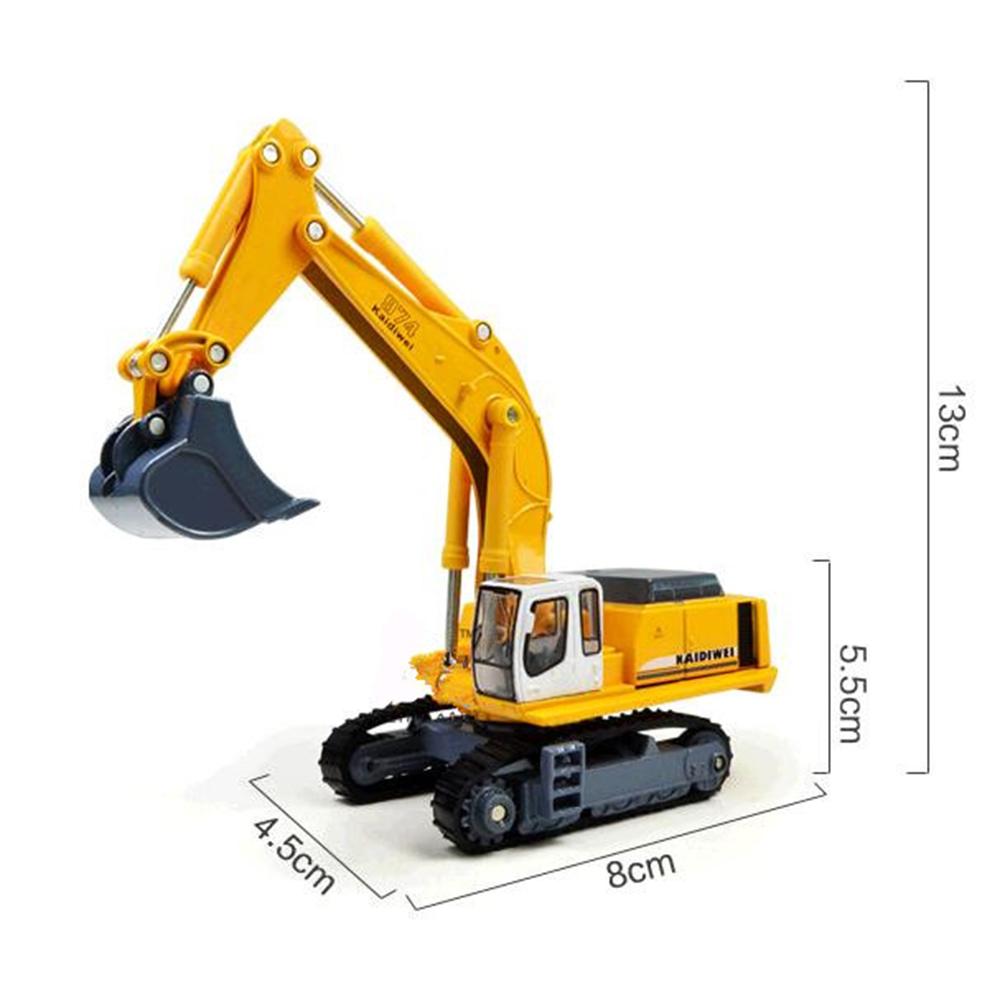 1/87 желтый экскаватор — фото 2