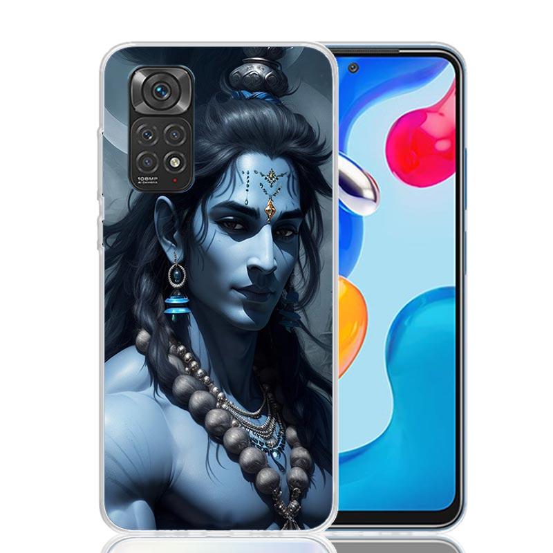 Lord Shiva Hindu God Buddha India Phone Case For Xiaomi Redmi Note 15 14 13 12S 12 Pro Plus 11S 11E 11 11T 10S 10 Art Soft Patte