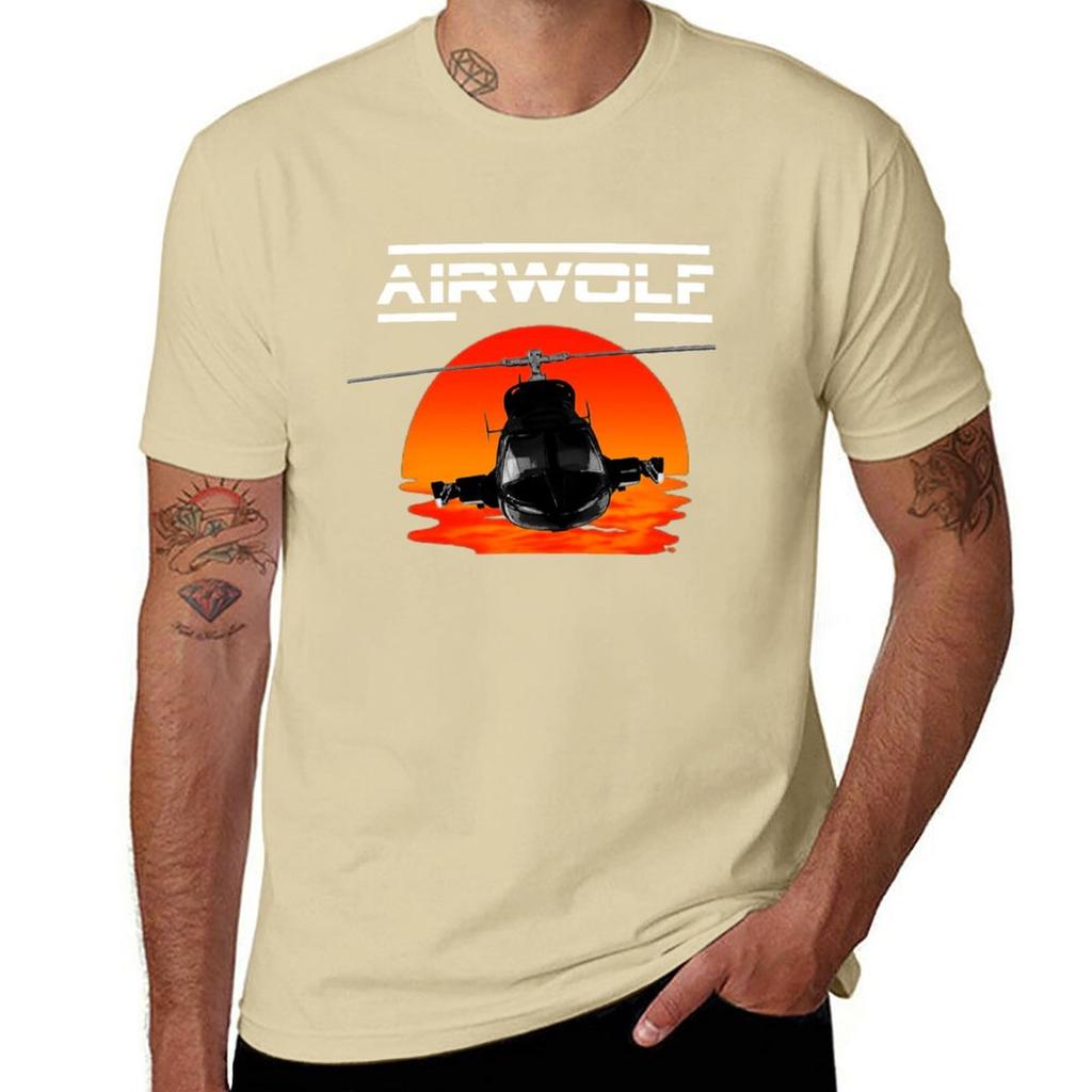 Nuova serie TV Airwolf Supercopter T-shirt Grafiche T-shirt T-shirt Oversize T-shirt Divertenti Per Unisex