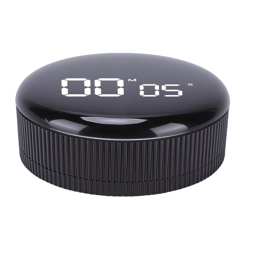 Digital Kitchen Timer Magnetic Countdown Countup Timer with Large LED Display USB Rechargeable Easy for Cooking Backing