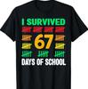 I Survived 67 Days of School Funny 67 Meme Teen Boys Teacher T-Shirt