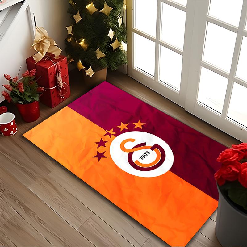 1pc Galatasaray SK Printed Chair Rug for Home Office Use, Living Room Kitchen Game Room Area Carpet