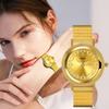 Exquisite Small Round Dial High-end Women's Wristwatch Trendy Women's Watch Watch Accessory, Women's Gift, Quartz Fashion Watch.