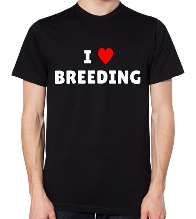 I Love Breeding T-Shirt S разноцветный