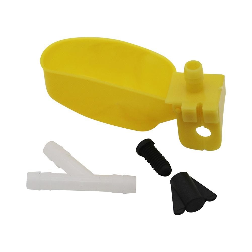 

Hanging Automatic Drinker Pet Bird Drinking Cup Bird Pet Drinker Feeder 50Pcs жёлтый