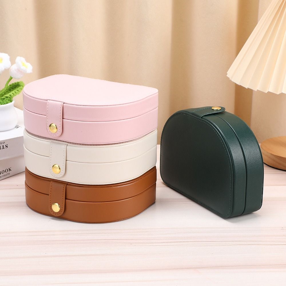 PU Leather Jewelry Packing Bag Rings Necklace Jewelry Display Box Earrings Storage Case  Vacation