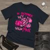 Halloween We Wear Pink Tshirt Breast Cancer Awareness Pink Ribbon Support Top