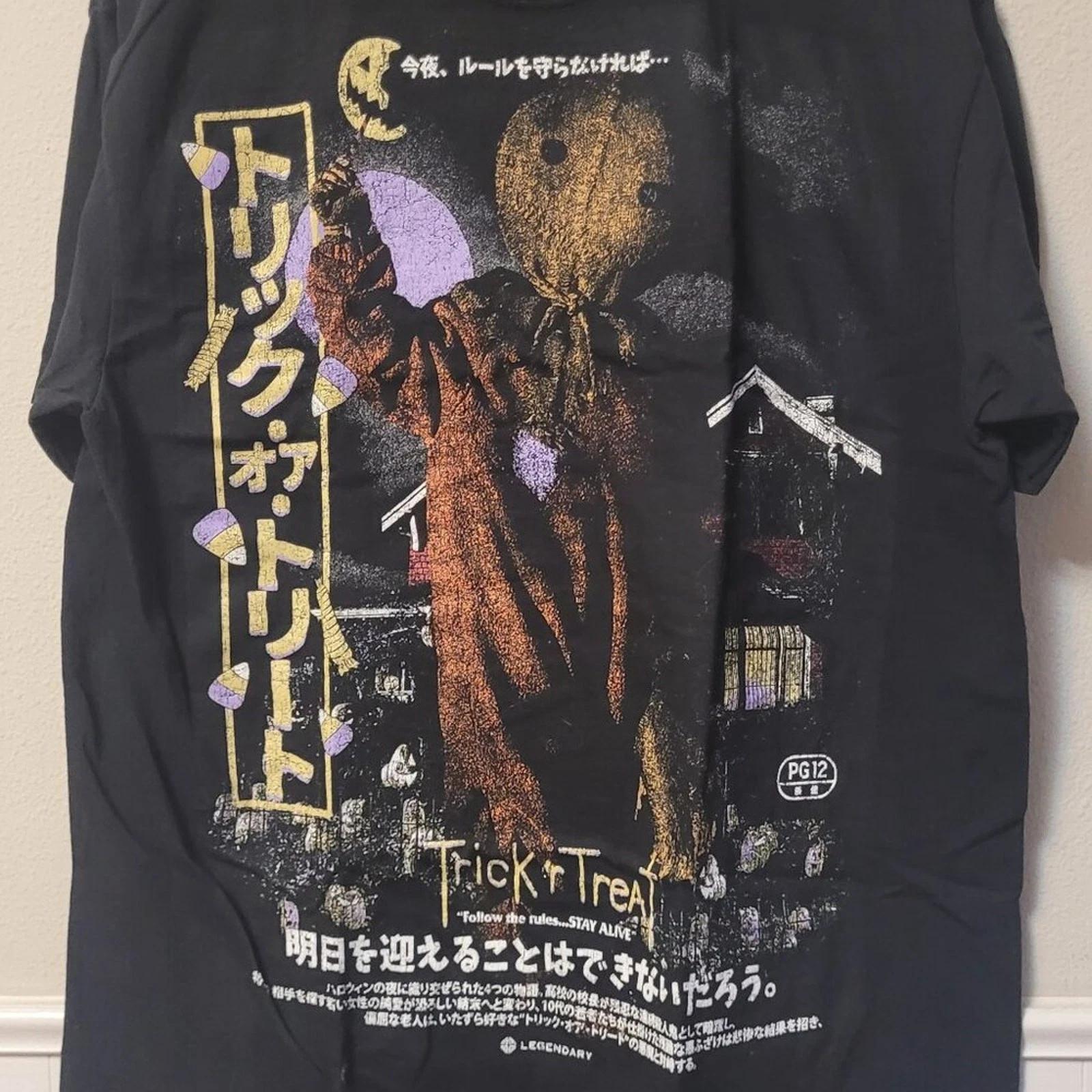 Rucking Fotten Trick  r Treat Sam Japanese Horror Movie T-Shirt Black L Variant M