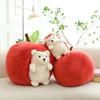 Apple Hedgehog Plush Toy Doll Removable Apple Nest Cute Steal Throw Pillow Couple Girl Gift