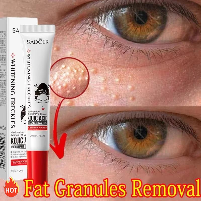 Fat Granules Remover Eye Cream with Kojic Acid for Fine Lines and Dark Circles