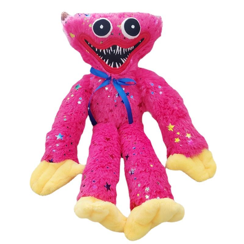 40CM Colorful Cartoon Games Poppy Huggy Wuggy Plush Toys Sequins Stuffed Toys Children's Gifts