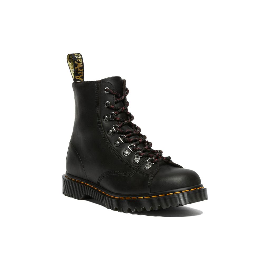Dr. Martens Leather 8 Eyelet Lace-Up Short Boots Unisex boots Black 27793001