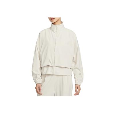 Dri-Fit 24.7 Idealnie Rozciągliwa Oversize Oddychająca Kurtka na Zamek Długi Rękaw Damskie kurtki Jasnobrązowy Jasny Szaro-Rudy HJ0964-104