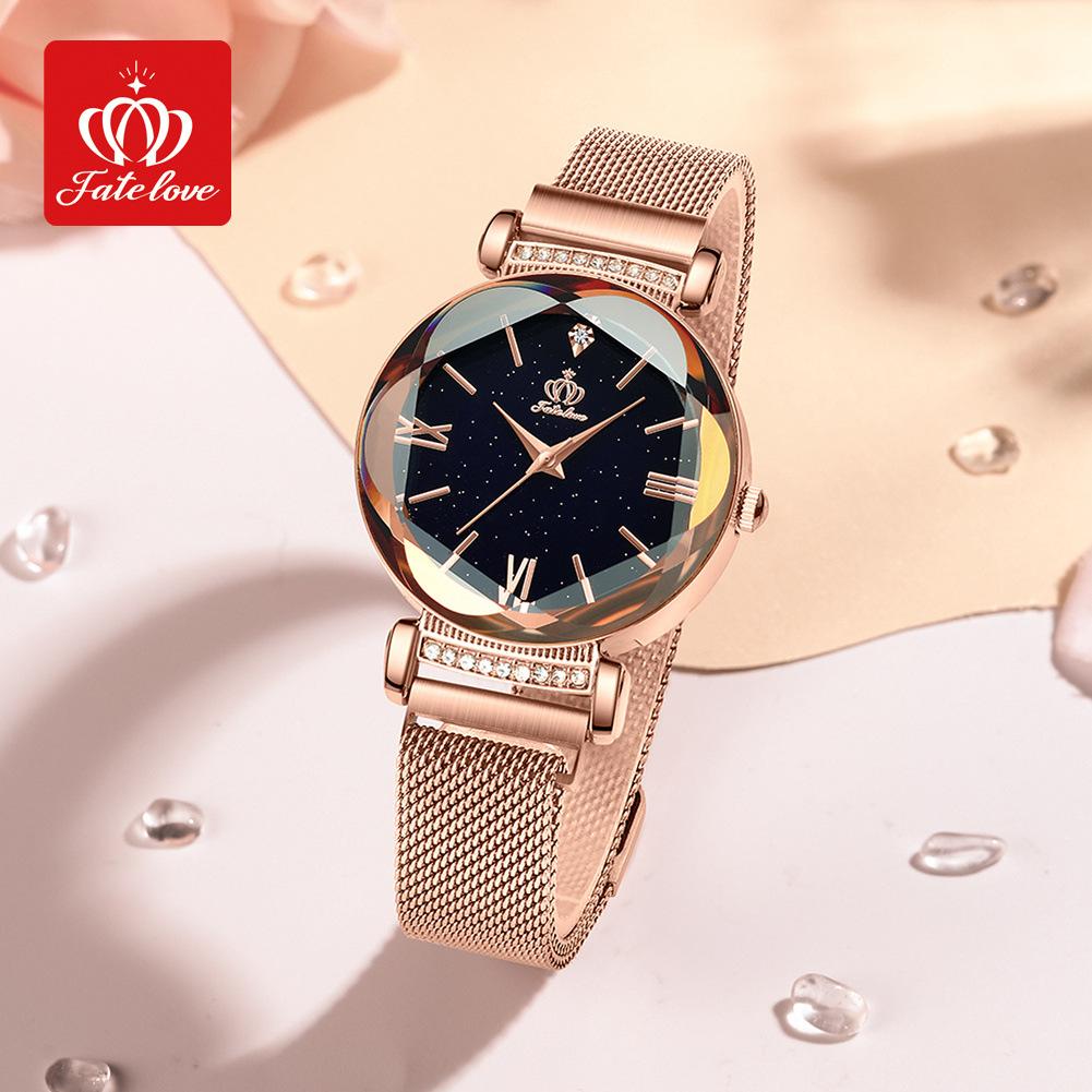 

Watch Starry Sky Edge Quartz Watch Trend Waterproof Women s Watch