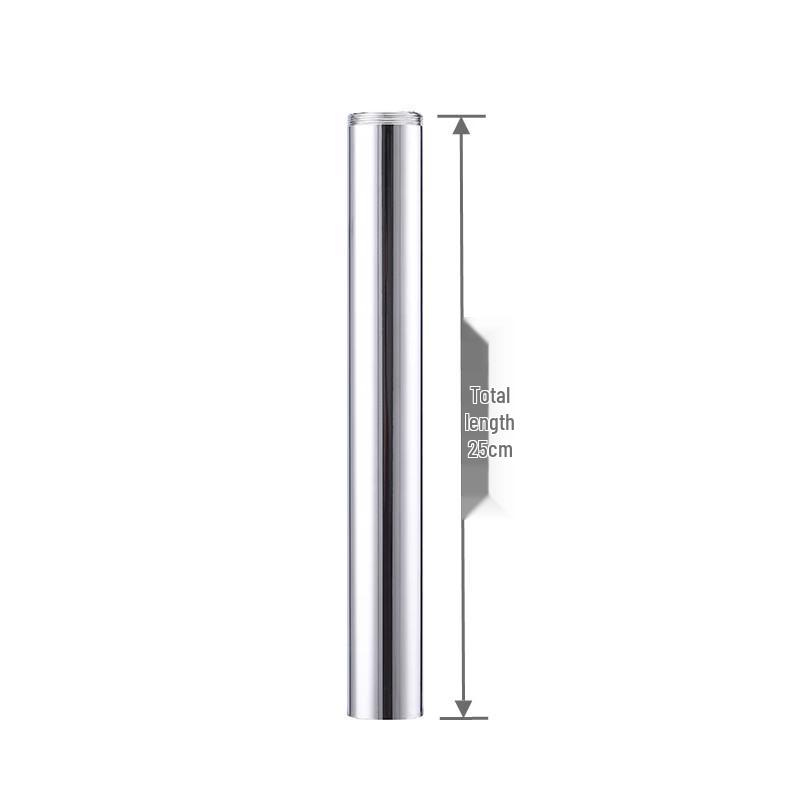LANGZHIWEN Stainless Steel Basin Drain Extension Pipe, Fine Thread