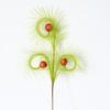 3 Fork Reed with Ball Christmas Branch Pampas Grass Christmas Tree Festive Atmosphere DIY Decorative Christmas Pendant Props