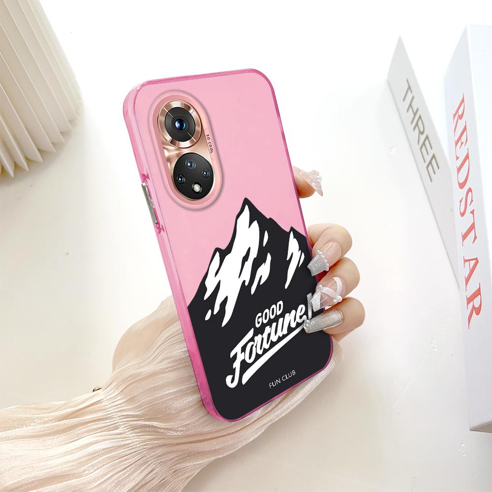 

Барвистий двосторонній сріблястий візерунок, протиударний чохол для телефону Huawei Honor Infinix Tecno, стійкий до падіння Honor 400 Lite темно-рожевого кольору