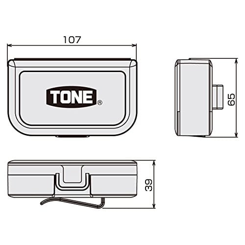 TONE Bit Ratchet Set BRS20 Bit Insert &6.35mm(1/4") Black Contents 22 Items