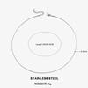 Classic Stainless Steel Round Snake Chain Choker Necklace For Women 0.9mm-2.0mm Gold Silver Color Daily Fashion Female Jewelry