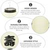 Japanese Silk Lantern Hanging Decoration for Japanese Restaurant Home Party Waterproof Outdoor Traditional Lantern