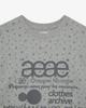 Eiieii Web Logo Flower T-Shirts [Melange Grey]