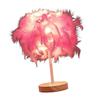 Feather Table Lamp Light Luxury Bedside Lamp Night Light for Bedroom Living Room Party Wedding