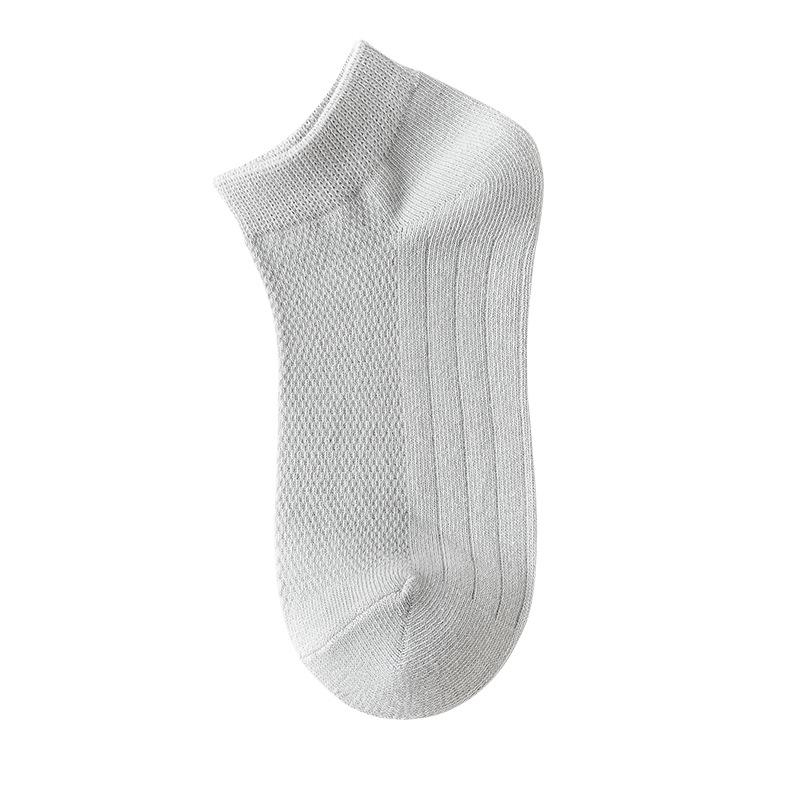 Women's Short Socks, Pure Cotton Thin Mesh Breathable and Odor-proof Sports Shallow Mouth Boat Socks, Women's Spring and Autumn Socks