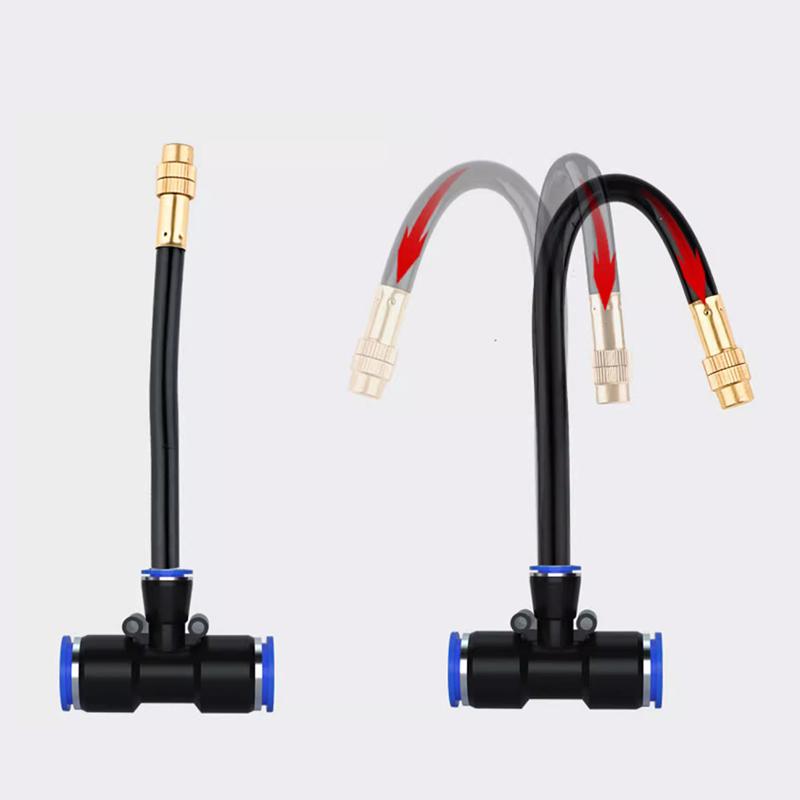5 Bucăți 20/30Cm Cotitură 360° Duze de Pulverizare din Alamă Conexiune Rapidă 8Mm Irigare Grădină Udare Automată Atomizor Pulverizator Reglabil