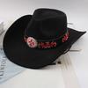 Western Cowboy Style Tibetan Fashion Top Hat Autumn/Winter New Collection Deer Skin Velvet Large Edge Riding Hat