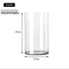 Acrylic Anti-Drop Transparent Vase for Lucky Bamboo Flower Arrangement – High-End Light Luxury Design