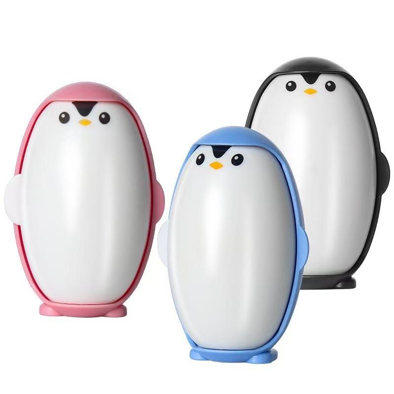 Washable Lint Remover Large Penguin Clothes Roller Portable Pet Hair Remover Dust Removal Brush Hair Sticky Cleaning Tools