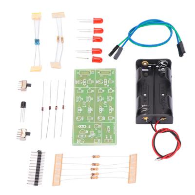 Discrete Component Gate Circuit Kit Analog Circuit Wear Resistant ABS DIY Electronics Kit for Experimental Training