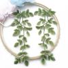 2pcs Green Leaf Daisy Flower Embroidered Patches Elegant Clothes Patches Clothing Applique  Sewing