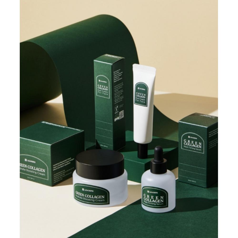 

Leaders Cosmetics Leaders Green Collagen 3 Types Serum+Cream+eye Cream NONE