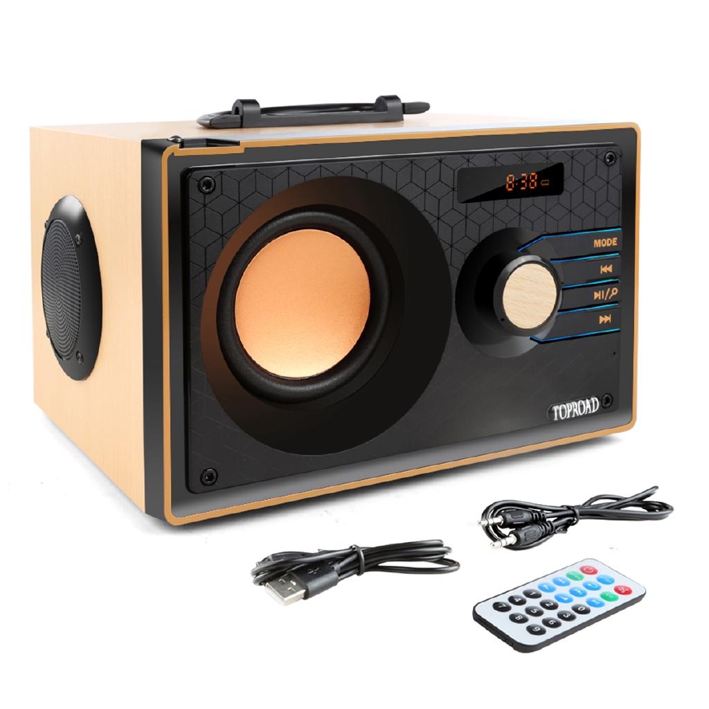 DC 5V Portable Stereo bluetooth Speaker Subwoofer Heavy Bass Wireless Boombox Sound Box Support FM TF Home Theater