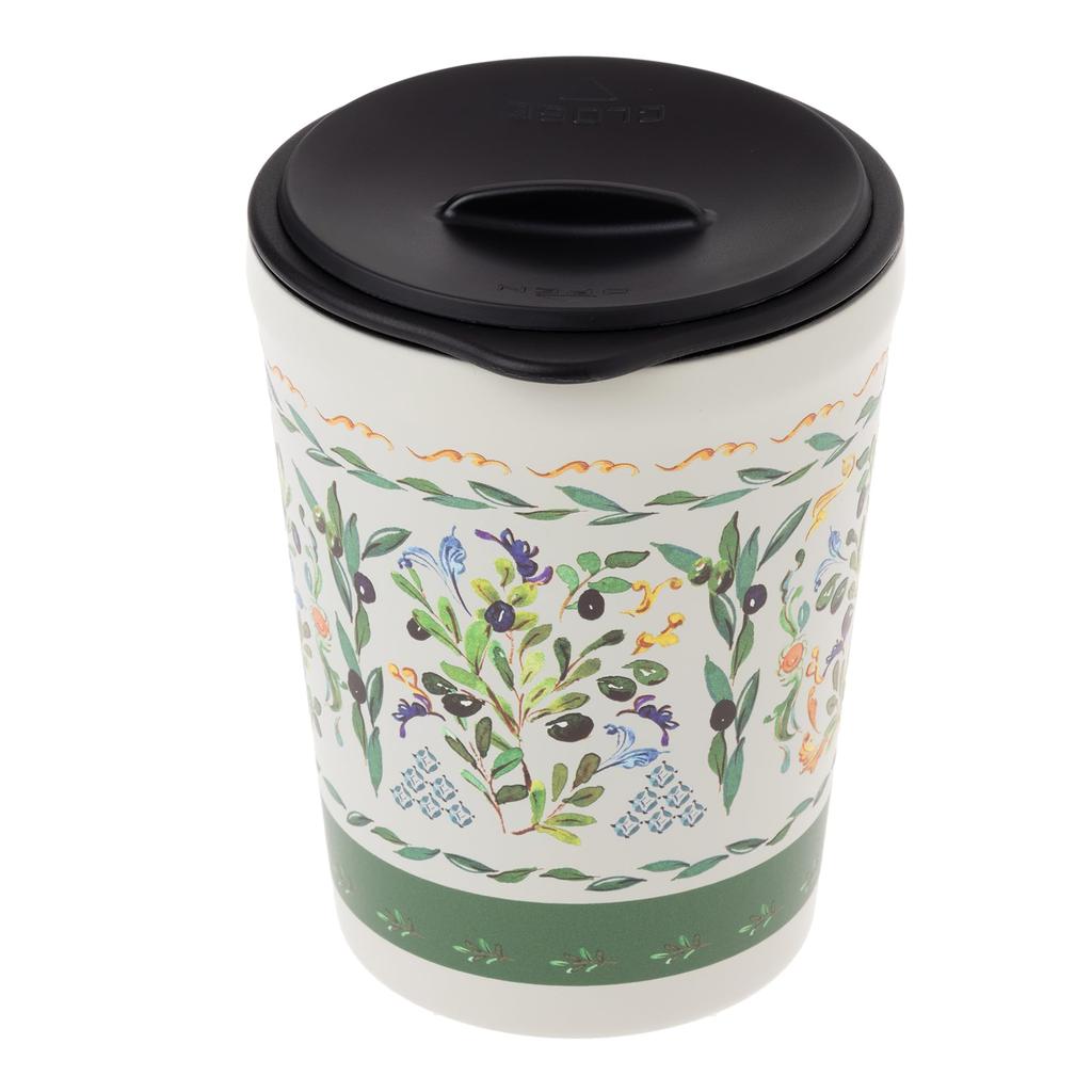maebata Bevande Tumbler with 53052 Lid, Olive, 260ml,