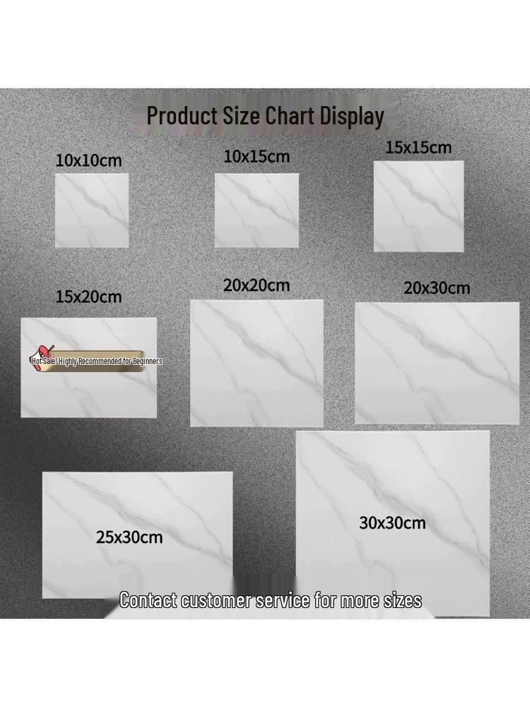 Marble Perler Bead & Pet Cooling Board – High-Temp Resistant Heat Dissipation & Color Mixing Board