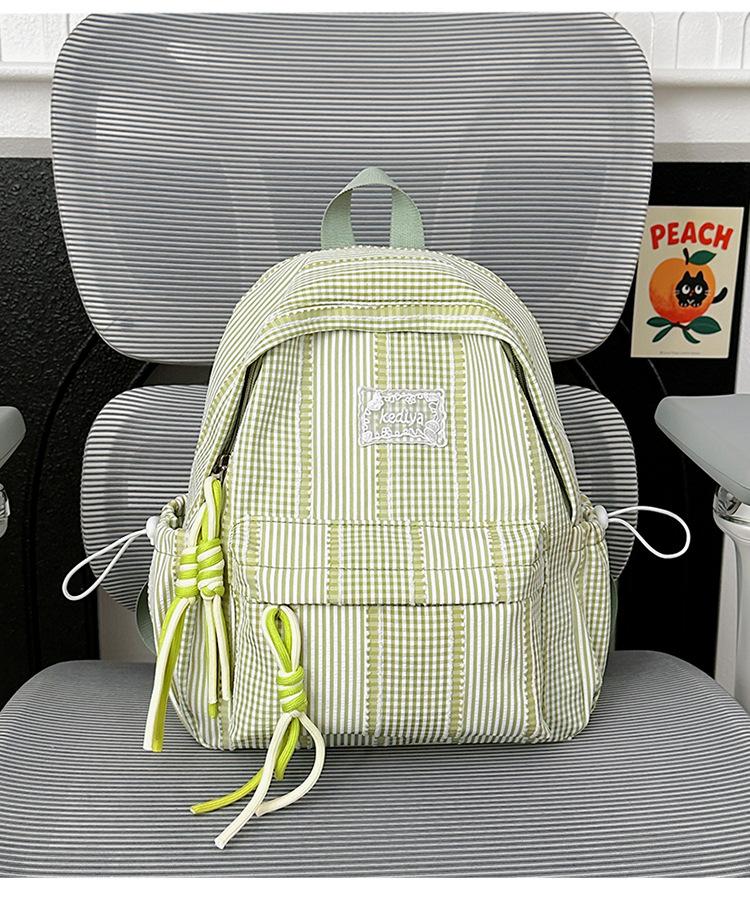 Schoolbag Korean ins Simple School Bag Junior High School Student Versatile Class Commuter Backpack Lightweight Large Capacity Travel Backpack