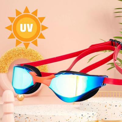 New Fashion Large Frame Swimming Goggles for Women Man HD Antifog Glasses Adult Manufacturer Direct Wholesale