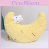 Peluche Orso Coniglio Lunare Cuscino Confortevole Con Imbottitura in Cotone PP Per Dormire e Rilassamento