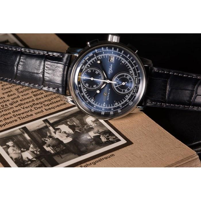 [Zeppelin] Watch 100th Anniversary Blue Dial 86703 Men's