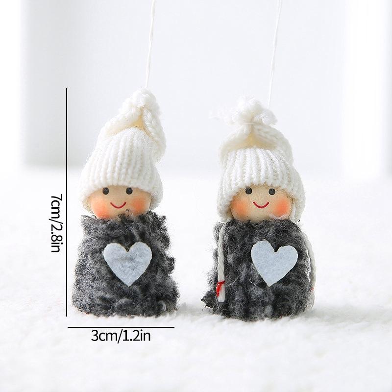 New Year 2026 Christmas Tree Ornament Xmas Doll Santa Claus Hanging Pendant Festival Gifts for Favor Christmas Home Decoration
