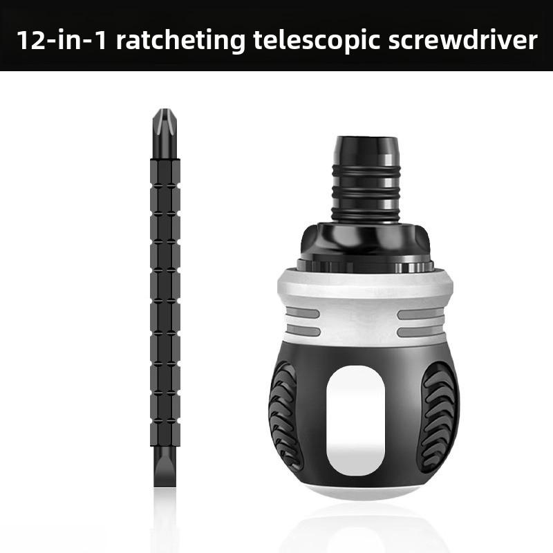 1PCS Ratchet Screwdriver Set Short Shaped Radish Head High Hardness Labor-saving Multi-functional Dual-purpose