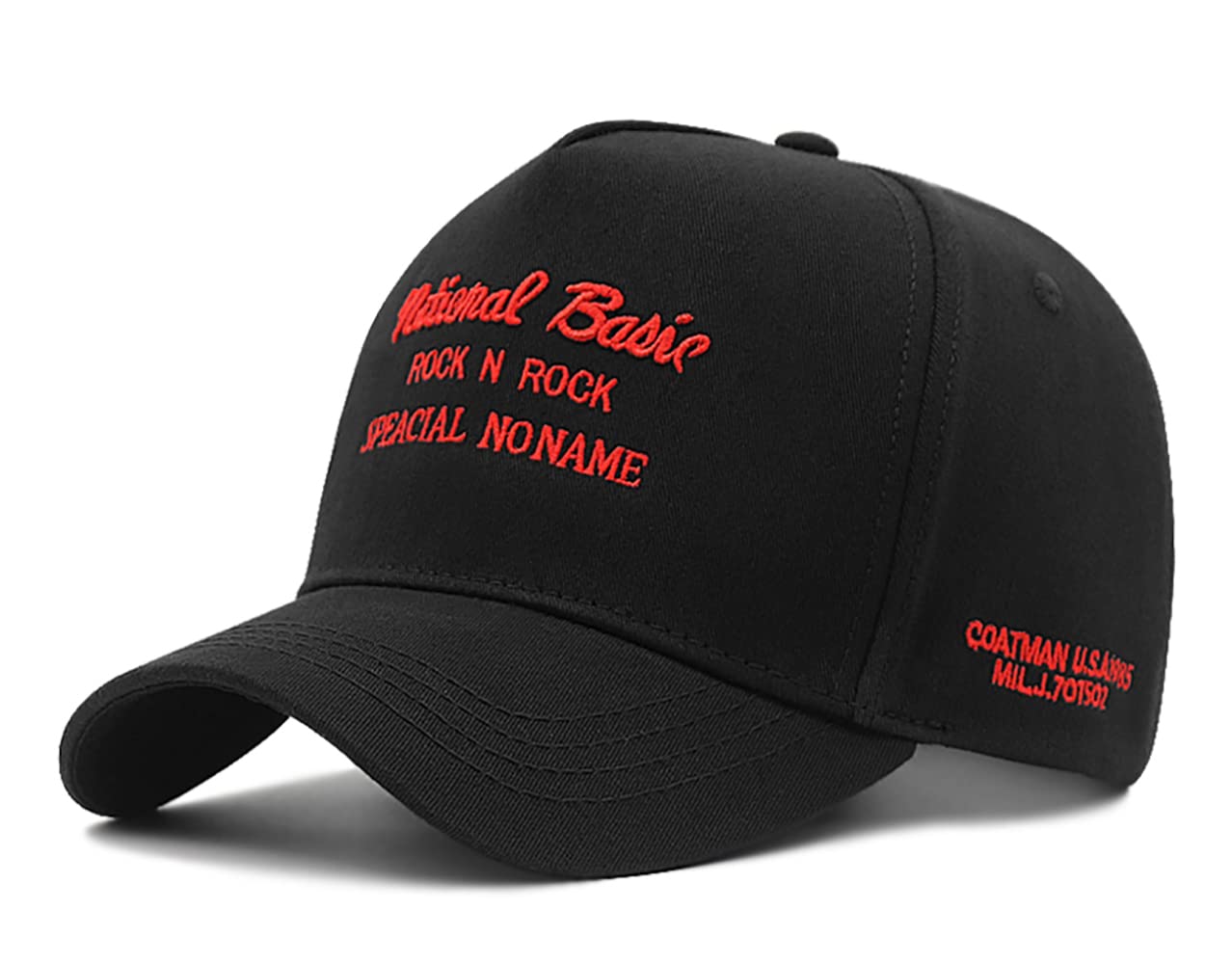 

[Lovechic] Cap, Large Size, Men s Alphabet Hat, Stylish, Spring, Summer, Autumn, Winter, XL, Adjustable Size (Black-R)