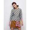 Sheer Check T  Long Sleeve  Pf