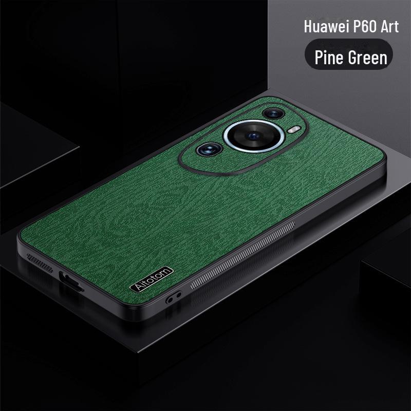 Coque souple de protection à motif écorce pour Huawei P60 Art/P50 Pro/P40/P30