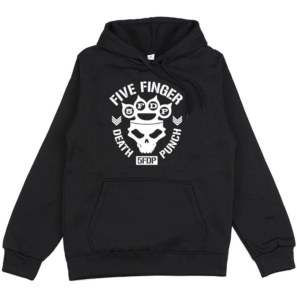 Hip Hop Streetwear Five Finger Death Punch Hoodies Long Sleeve Men Women Clothes Ropa Hombre Sudaderas Hoodie