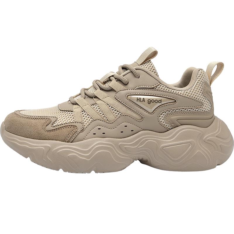 HLA Men s Fashion Height-Increasing Casual Running Shoes 40
