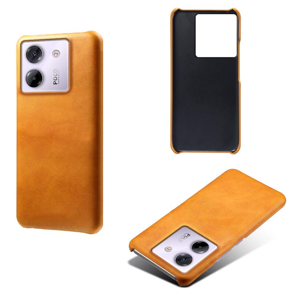 Pro Xiaomi Poco M7 Pro 5G Pouzdro Textura telete PU Kůže Tvrdý PC Ochranný Kryt na Telefon